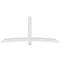 Ekena Millwork Bellingham Architectural Grade PVC Gable Bracket, 108"W x 49 1/2"H x 6"D x 6"F, 11/12 Pitch GBP108X50X0606BEL00 - alternate 4